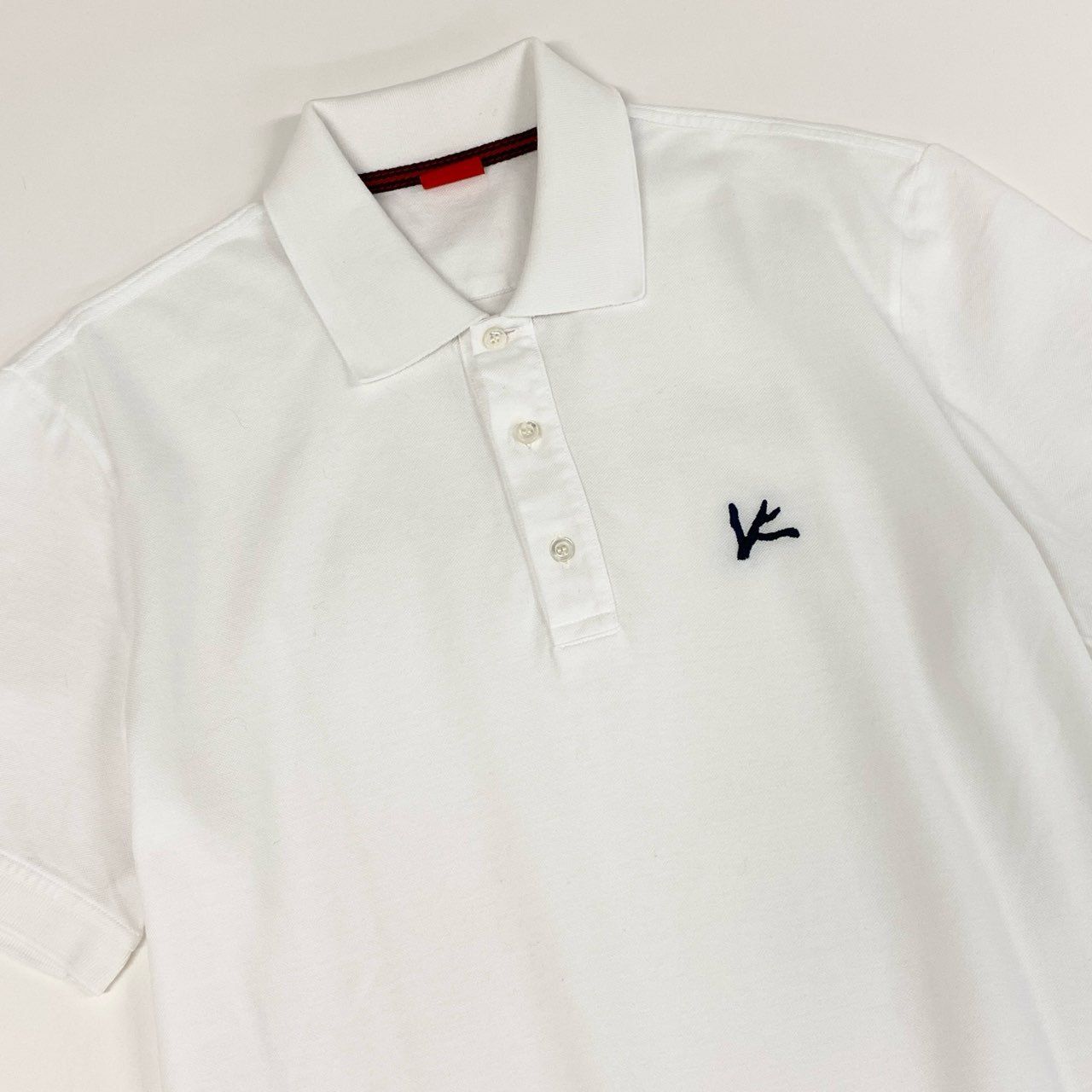 ISAIA ホワイト ポロシャツ Isaia logo-embroidered Polo Shirt | White | FARFETCH