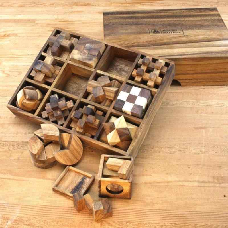 12個セットWood Puzzle