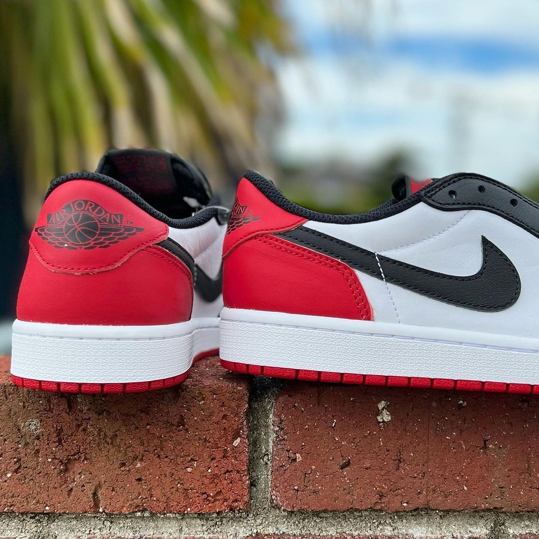 ナイキ エアジョーダン ローカット シューズ ジョーダン1 AIR JORDAN 1 RETRO LOW OG BLACK TOE エア ジョーダン 1 レトロ