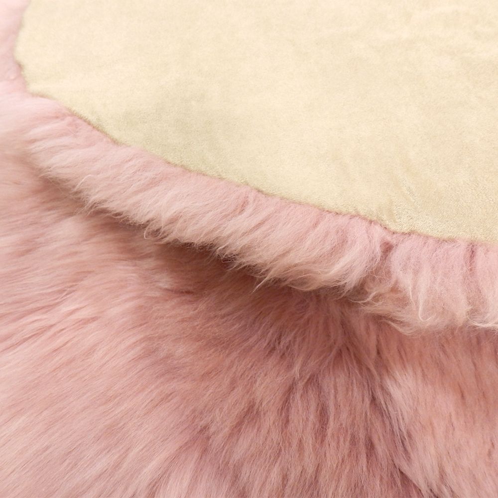 在庫処分 ムートン長毛フリース 6匹タイプ 約140x170cm アイボリー#1