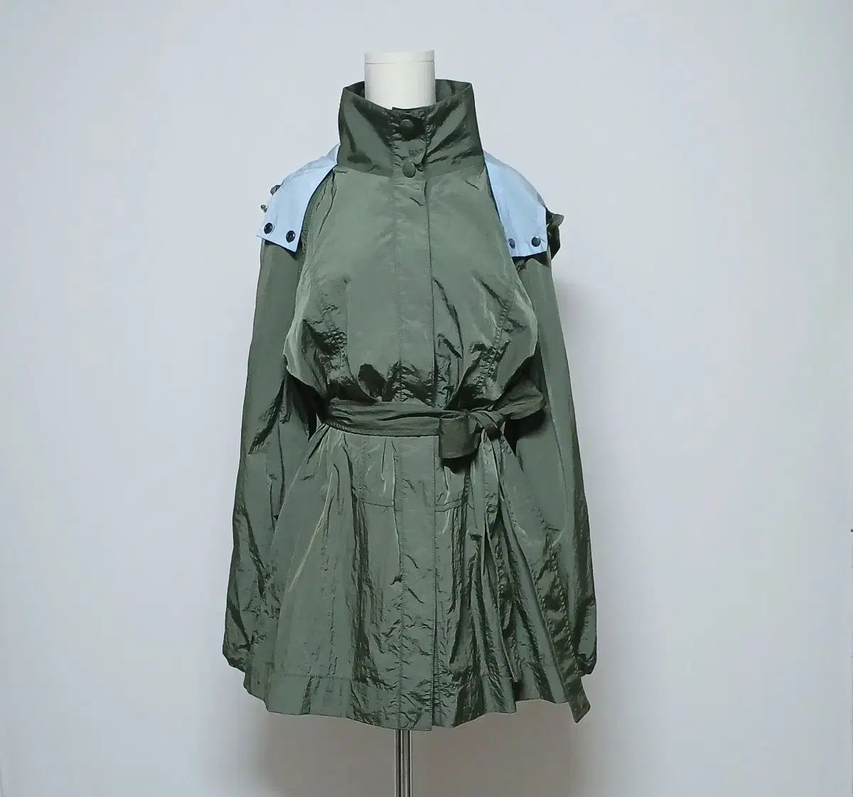 BIMBA Y LOLA ビンバイローラ BIMBYLOLA ナイロン フード ベルト付き サファリ ブルゾン