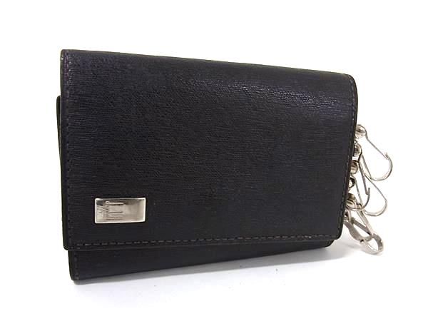 ダンヒル サイドカー PVC レザー ボストンバッグ パドロック 鍵