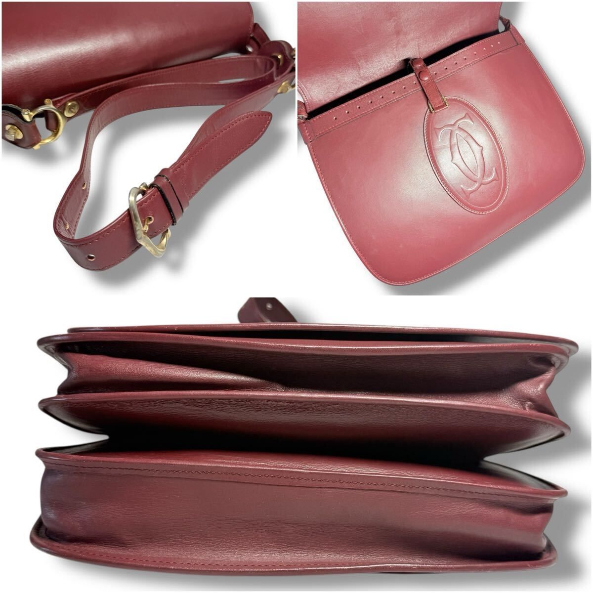 希少・美品】Cartier カルティエ マストライン ショルダーバッグ