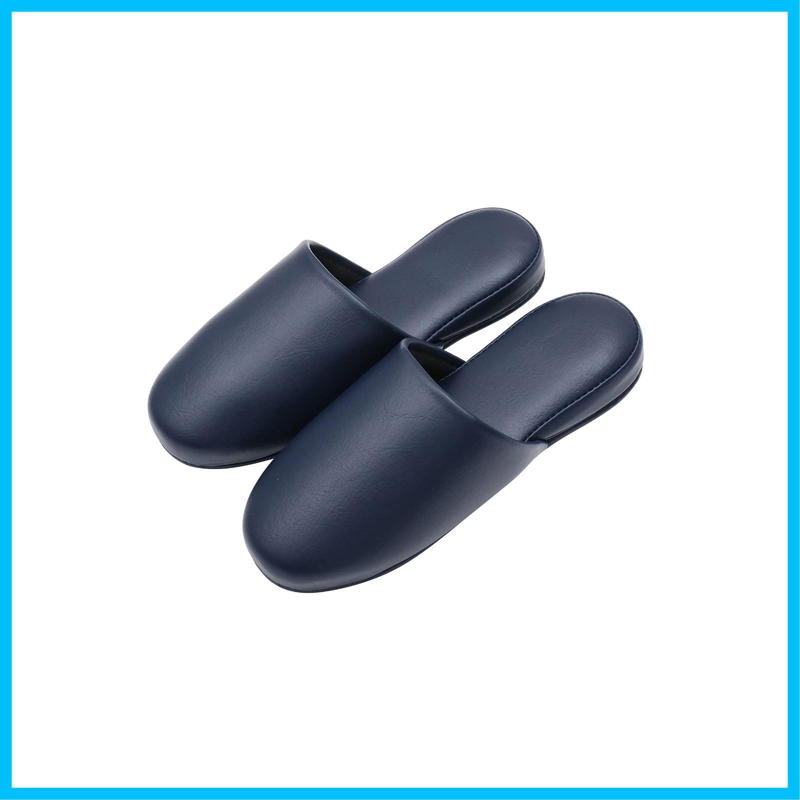 【送料無料】TOKYO SLIPPER 抗菌レザー調 ビニールスリッパ 吊り込み【5足セット】【厚底 抗菌加工済み 水拭き可 】 前閉じ スリッパ 滑り止め付き 男女兼用 ゲストスリッパ 業務用 来客用 (L ネ