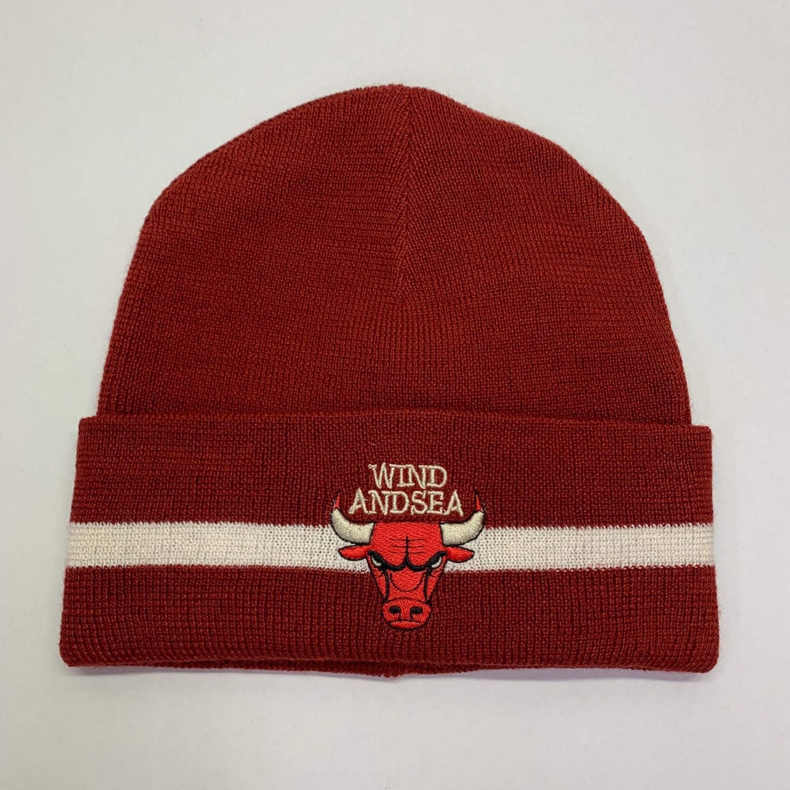 帽子WIND AND SEA×NBA CHICAGO BULLS コラボ ビーニー - ニット