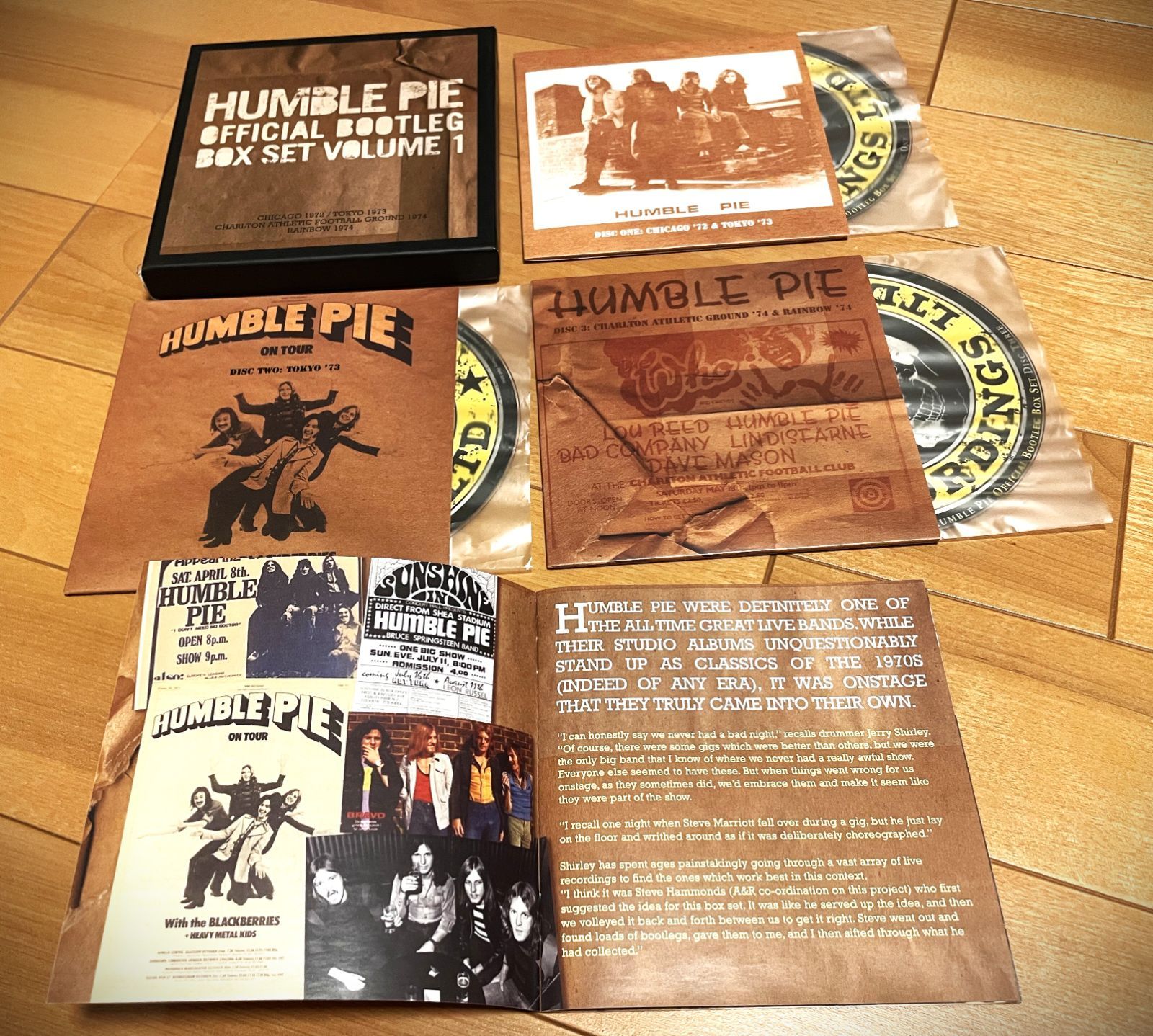 HUMBLE PIE OFFICIAL BOOTLEG BOX Vol.1～4 Humble Pie – Official Bootleg Box Set Volume 1 – 3 x CD