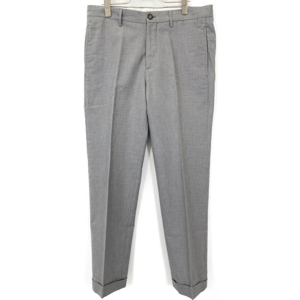 専門店では BRUNELLO CUCINELLI ブルネロクチネリ グレー センタープレス パンツ