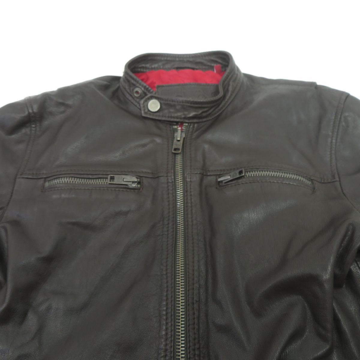 Superdry 極度乾燥(しなさい) シングルライダースジャケット Mサイズ  