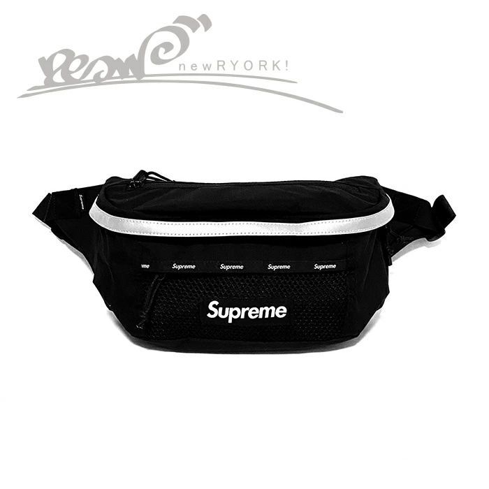 メンズ ウエストバッグ ブラック Supreme シュプリーム Waist Bag FW24B47 シュプリームウエストバッグ se1303r