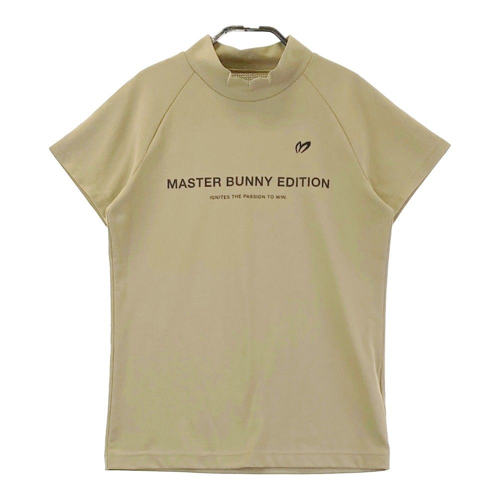 サイズ：0 MASTER BUNNY EDITION マスターバニーエディション 2023年 半袖ハイネックTシャツ  カーキ系 [240101351725]# ゴルフウェア レディース ストスト