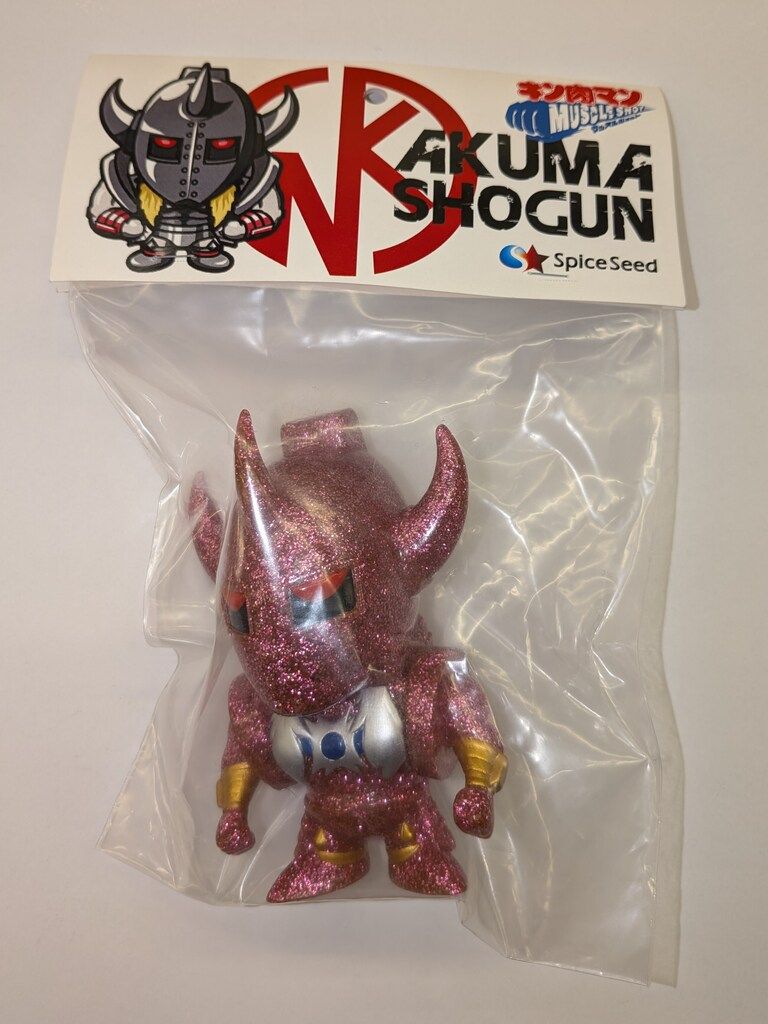 マッスルショット 悪魔将軍 蓄光ピンク色 スパイスシード キン肉マン マッスルショット 悪魔将軍 蓄光ピンク色 スパイスシード キン肉マン