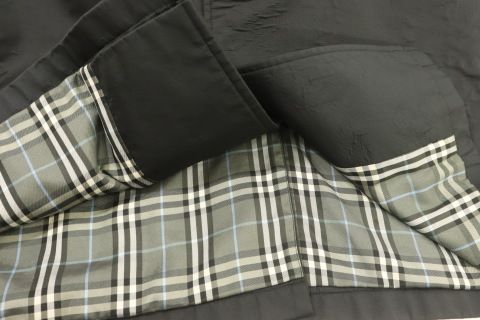 中古】 BURBERRY BLACK LABEL メンズステンカラーコート L ステン