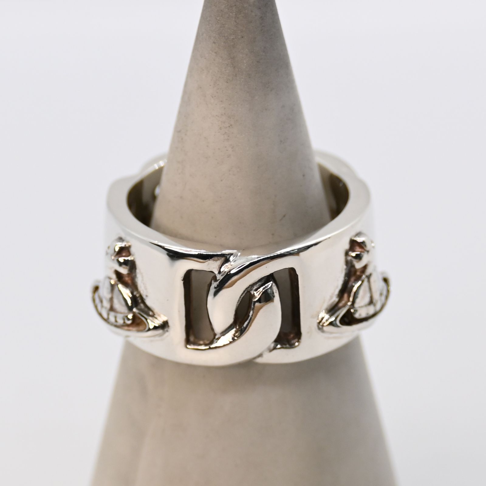 研磨済 Vivienne Westwood シルバー925 リング 16号 Lサイズ ヴィヴィアンウエストウッド 指輪 14g