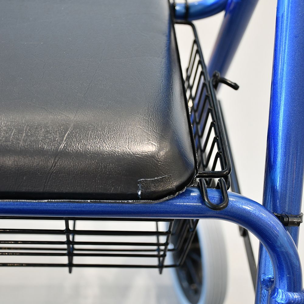 ハッピーⅡ NB 竹虎 歩行車 歩行器 介護用品 ブルーメタリック 四輪歩行車 ハッピーⅡ NB ブルーメタリック｜BASE