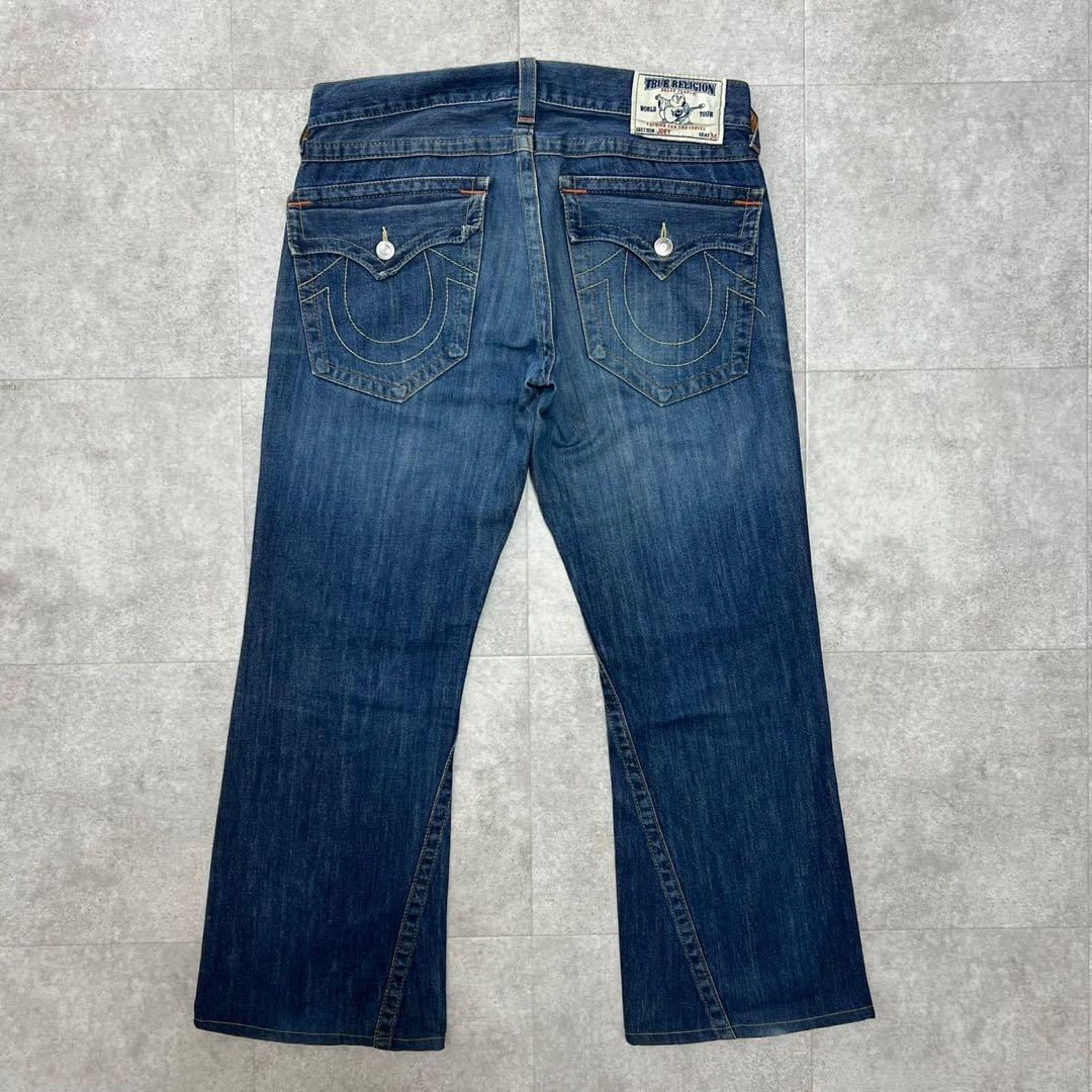 USA製　TRUE RELIGION トゥルーレリジョン　フレア　34 デニム USA製TRUE RELIGION トゥルーレリジョンフレア34 デニム