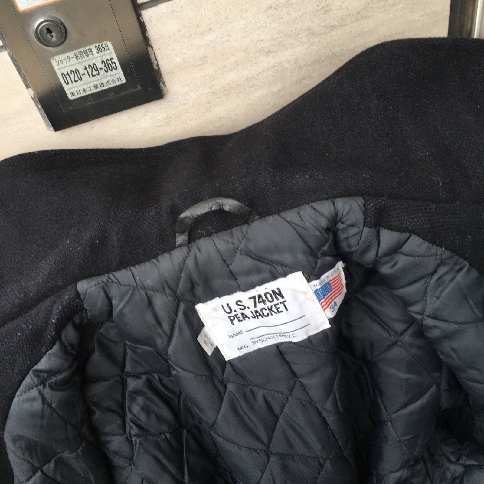 90s USA製【Schott】オールド ショット ピーコート Pコート