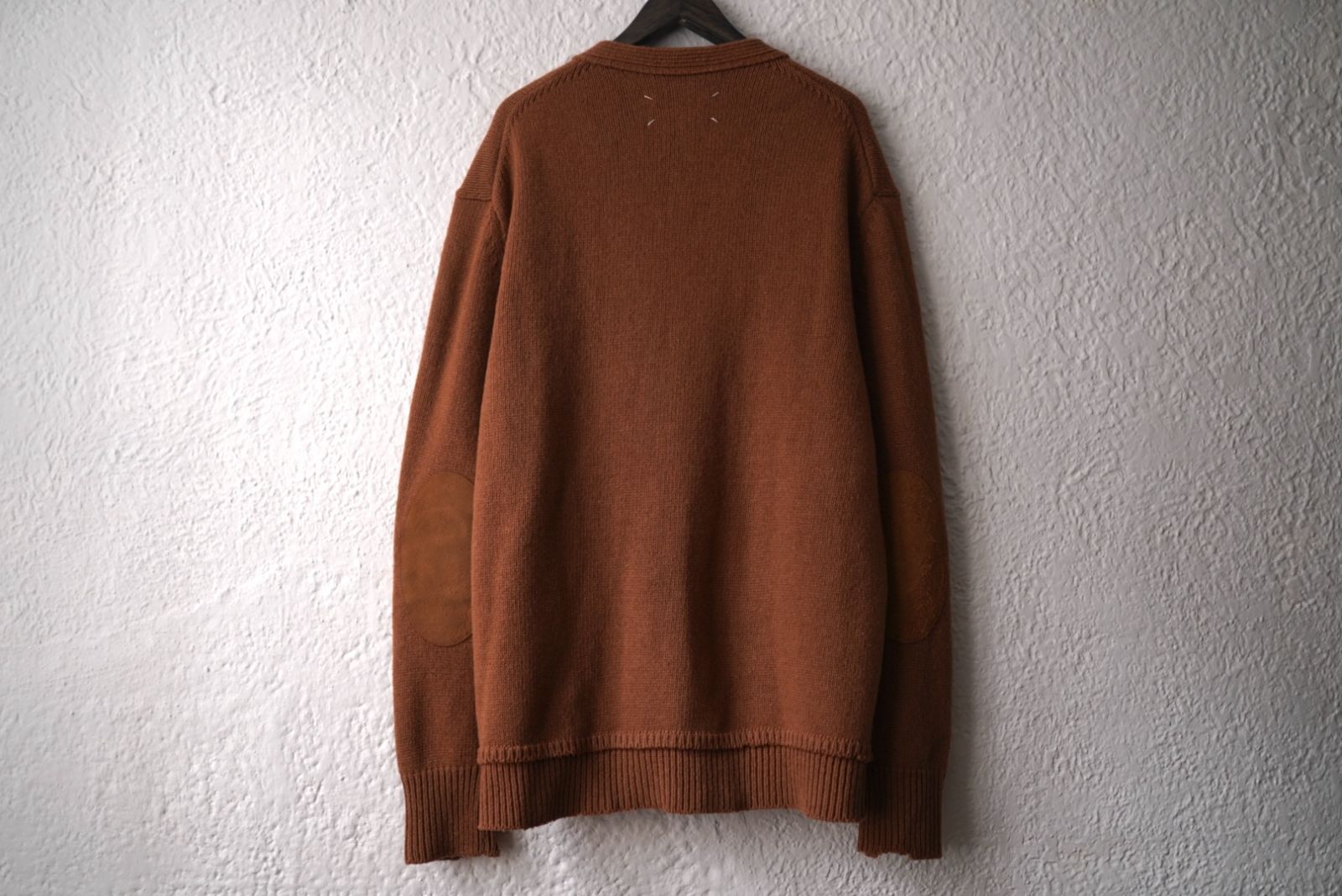 21AW エルボーパッチカーディガンニットセーター / Maison Margiela