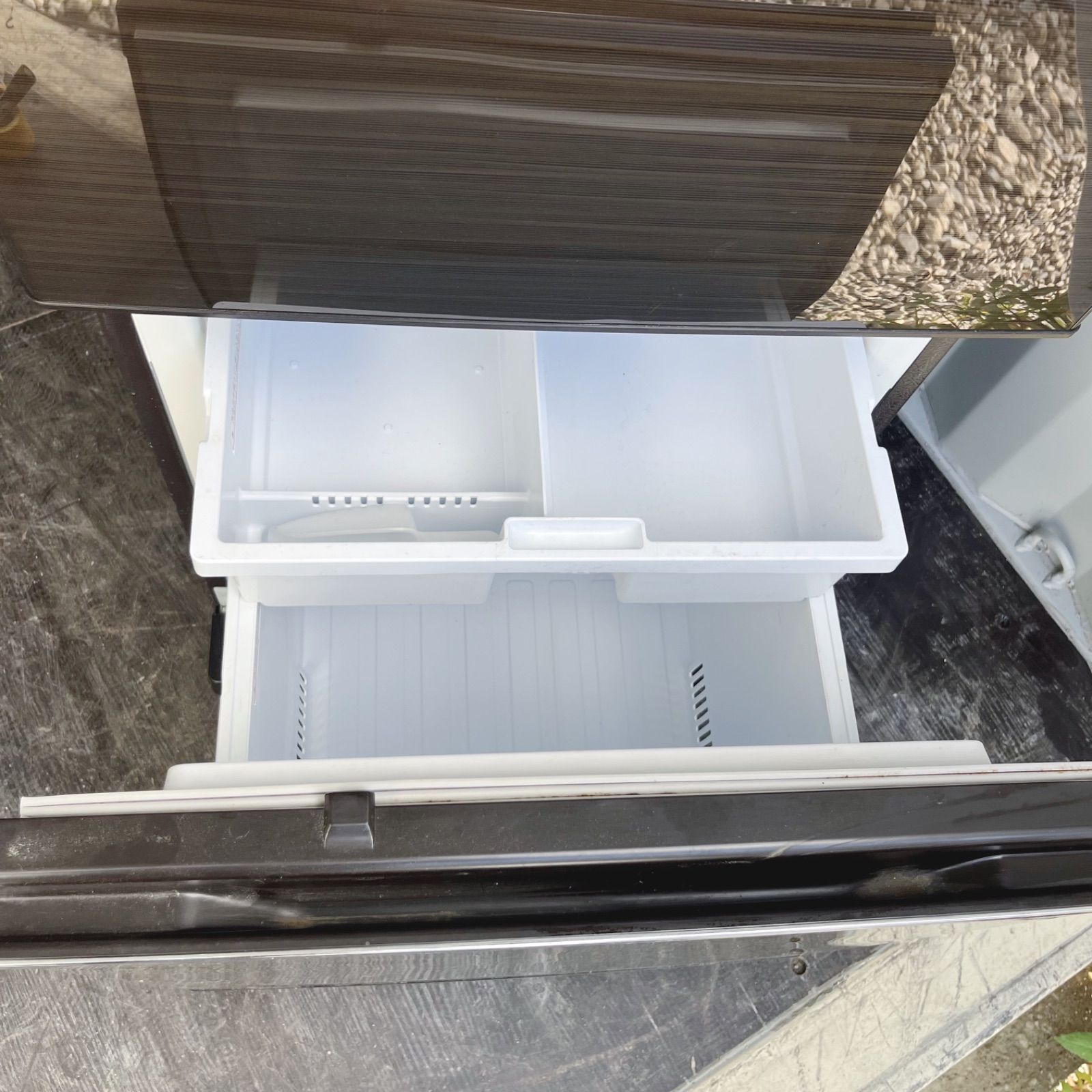 71取付無料！三菱木目調自動製氷機付きおしゃれインテリア272L3ドア冷蔵庫！ 71取付無料！三菱木目調自動製氷機付きおしゃれインテリア272L3