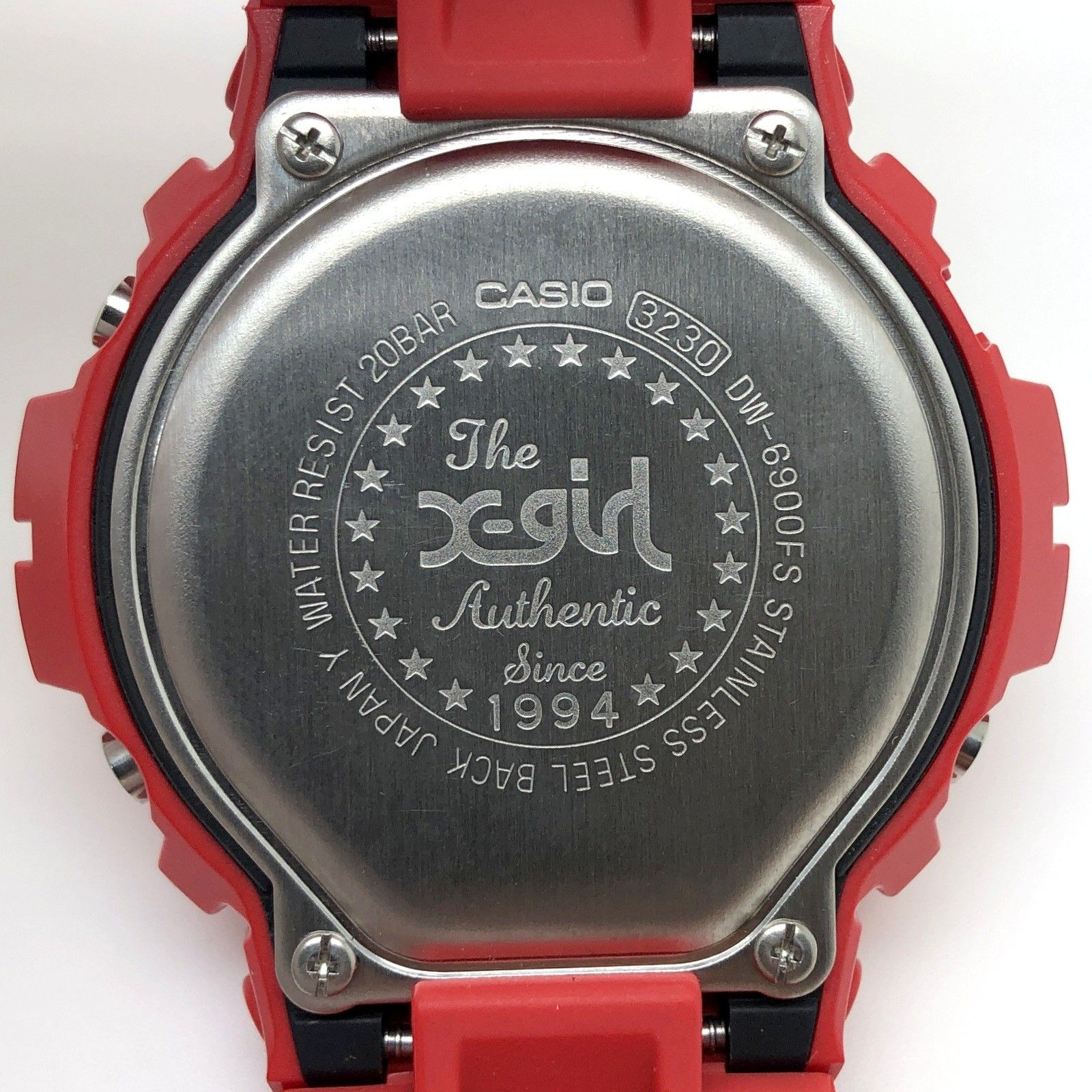 【絶版品】　G-SHOCK 腕時計 DW-6900 X-girl 20周年記念 G-SHOCK ジーショック CASIO カシオ 腕時計 DW-6900 X-girl 20th