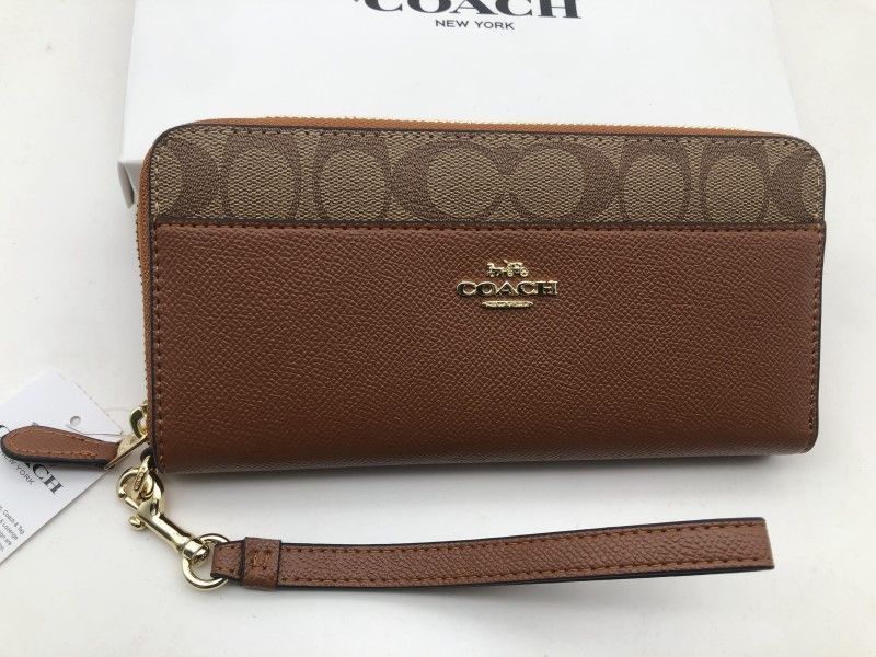 コーチ COACH 長財布 財布 シグネチャー アコーディオンラウンドジップウォレット財布 新品b200B F76971