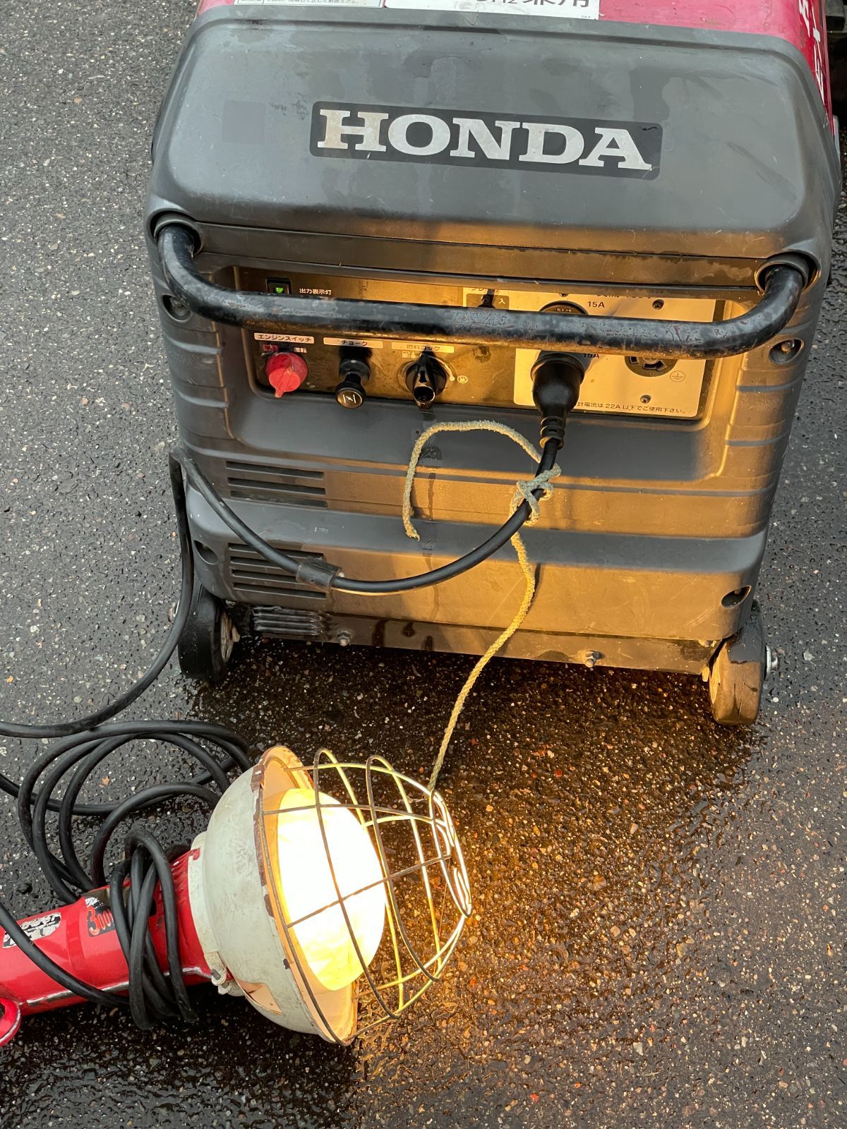 ☆中古品 HONDA ホンダ　ガソリン 発電機　防音型発電機 EX22 動作問題なし☆ ☆中古品 HONDA ホンダ ガソリン 発電機 防音型発電機 EX22 動作問題なし☆