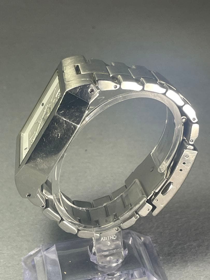 DIESEL ディーゼル DZ-1381 スクエア メンズ 腕時計 稼働品 電池新品