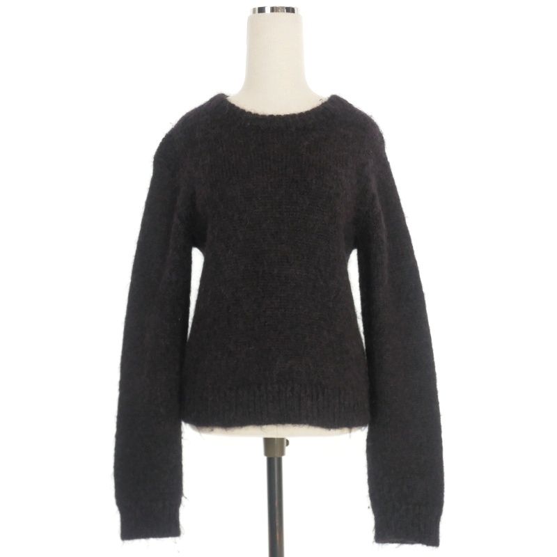 タロウホリウチ TARO HORIUCHI ウール クルーネックニット セーター 長袖 F パープル 紫 1303-K01-214 レディース タロウホリウチ TARO HORIUCHI ウール クルーネックニット