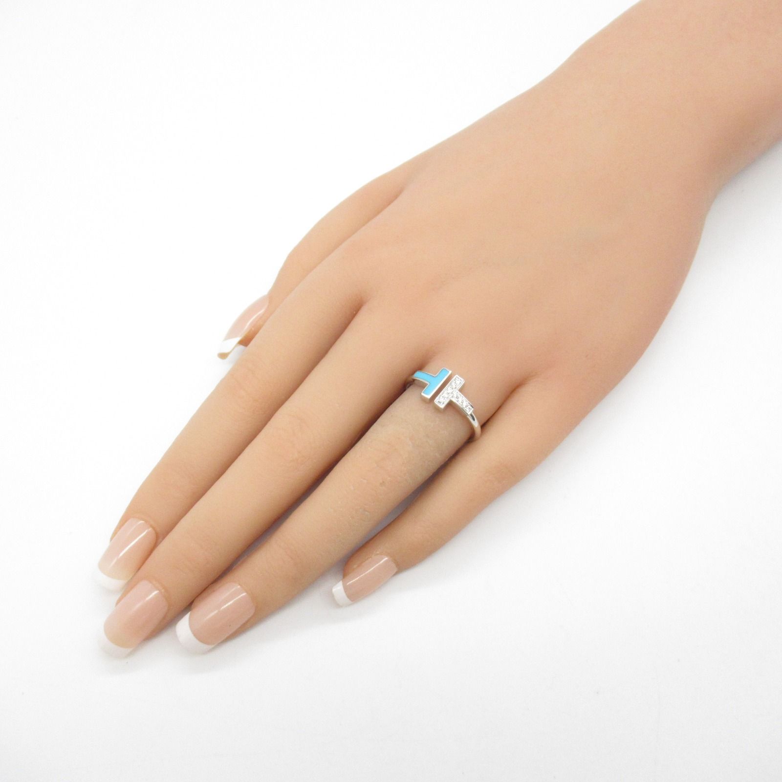 ティファニー TIFFANY＆CO リング・指輪 Tワイヤーリング ダイヤ