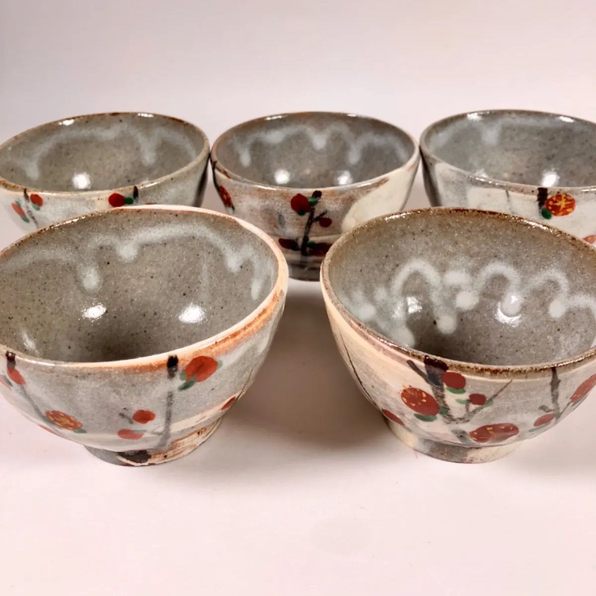 美濃焼 荒川豊蔵水月窯 紅梅 煎茶椀 - メルカリ