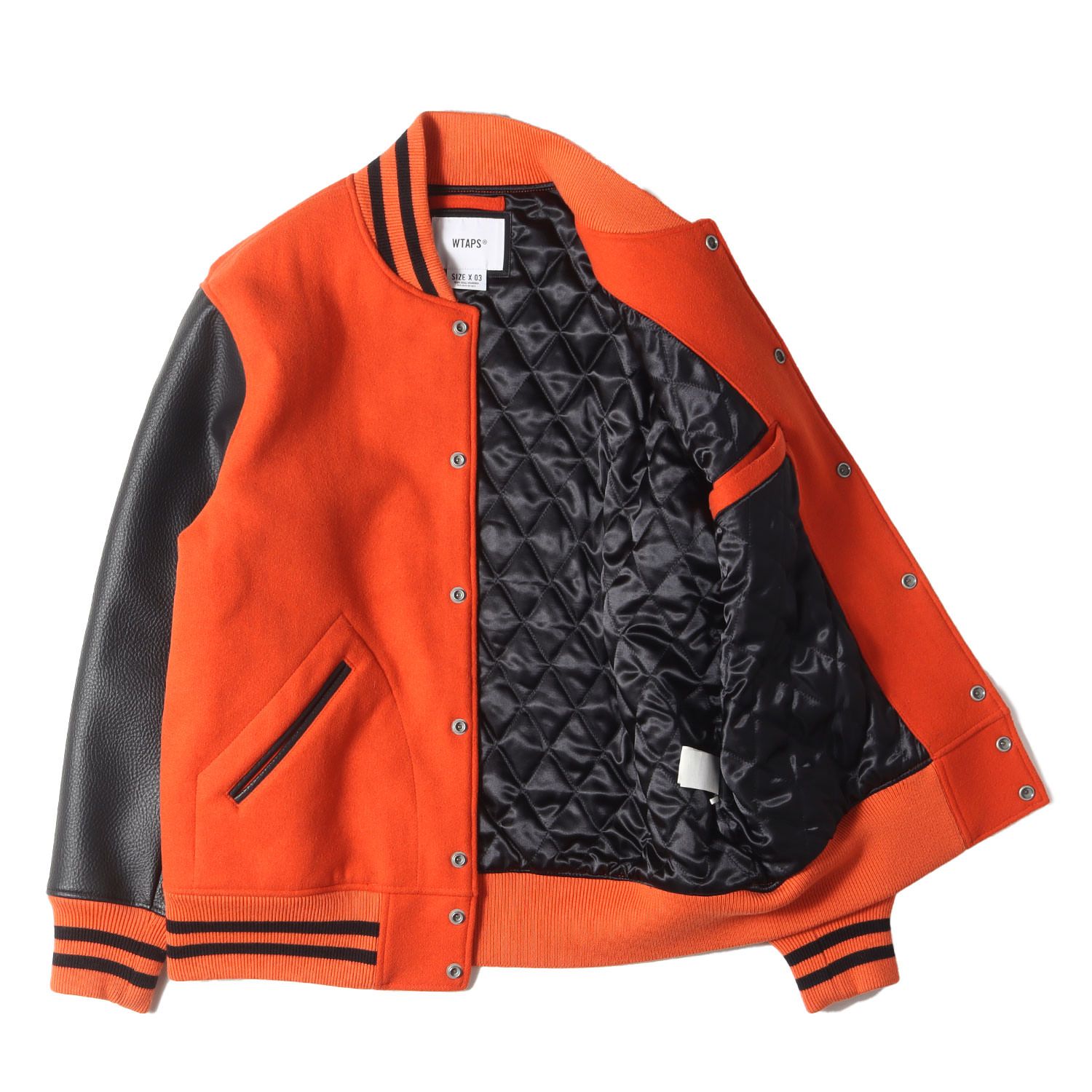 WTAPS ダブルタップス ジャケット サイズ:L / 袖フェイクレザー 