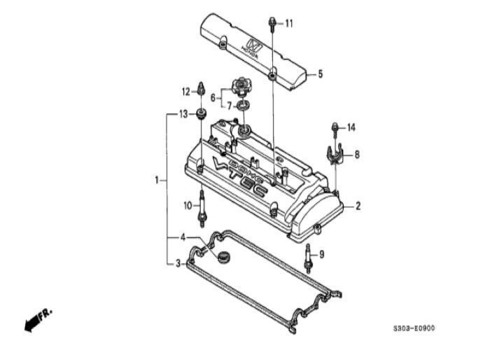 ホンダ ABA-AP2 S2000 カバー イグニッションコイル メーカー純正品 ...