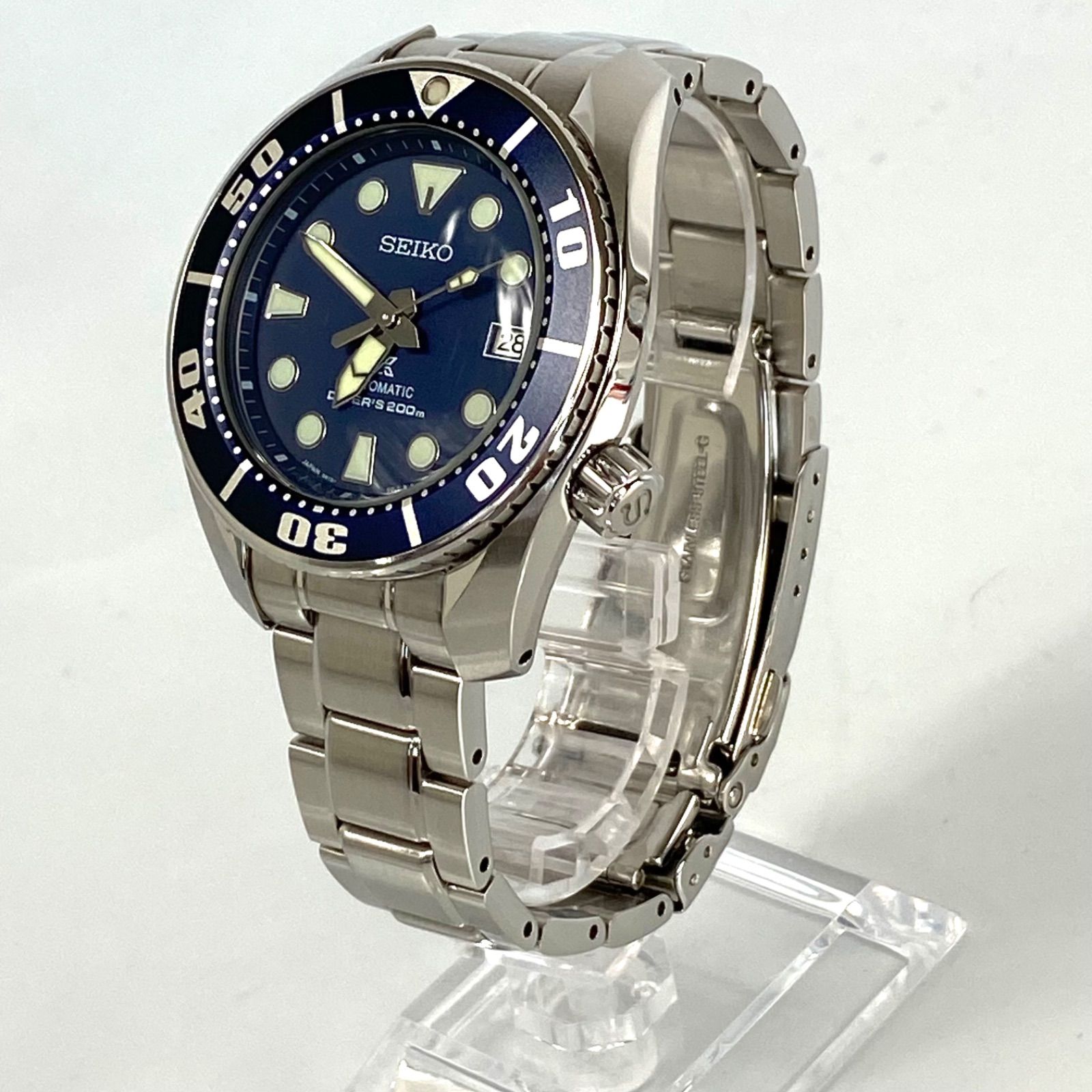 美品】セイコー プロスペックス 6R15-00G0 ダイバー 自動巻 ネイビー