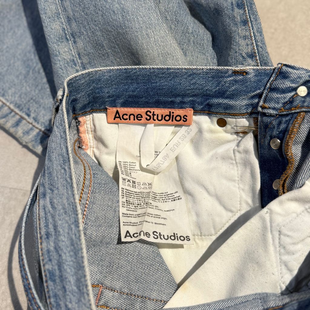【関送無料】 Acne Studios アクネ JEANS デニム・ジーパン オンラインストア限定】 Acne Studios (アクネストゥディオズ