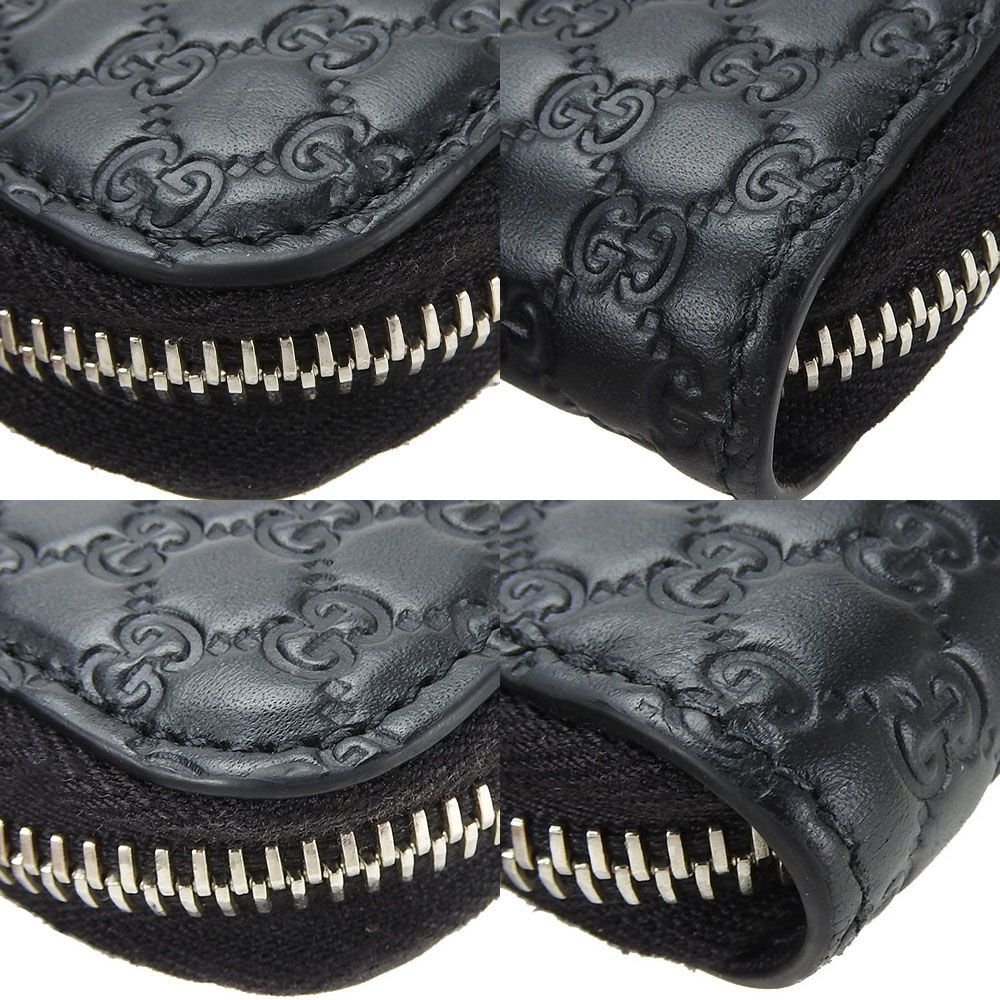 中古】グッチラウンドファスナー長財布544473グッチシママイクロ
