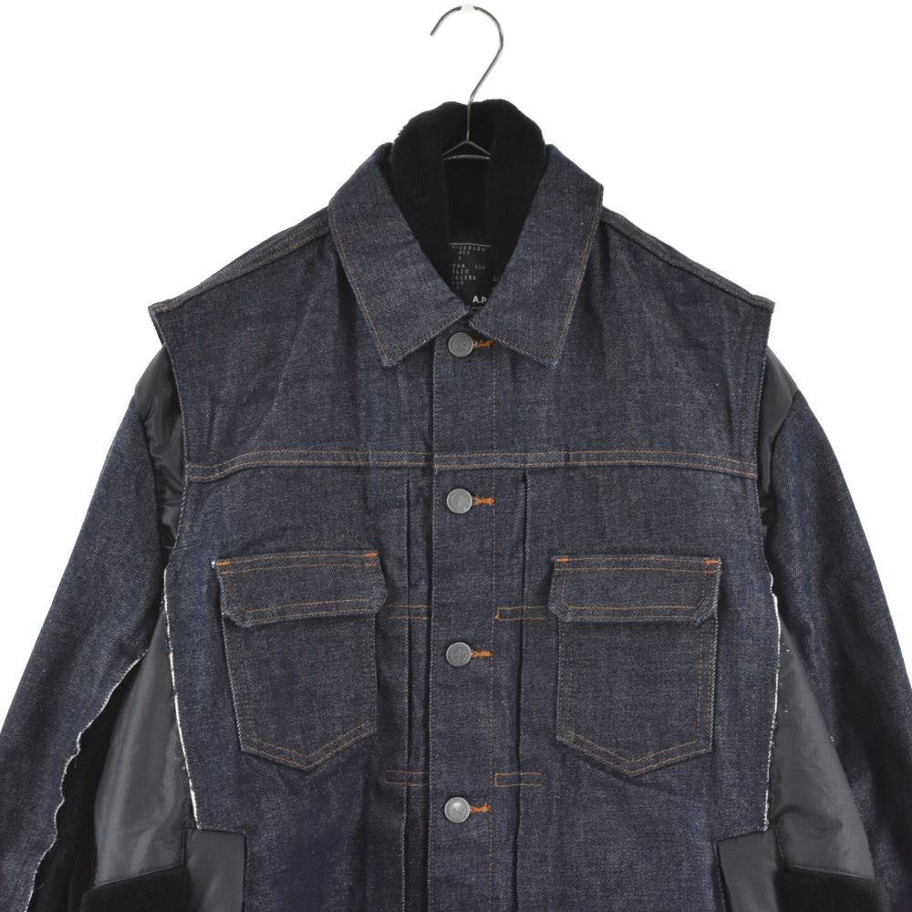 Sacai (サカイ) 20AW×A.P.C SHEARING PUFFER JACKET アーペーセー Sacai (サカイ) 20AW×A.P.C SHEARING PUFFER JACKET アーペーセー