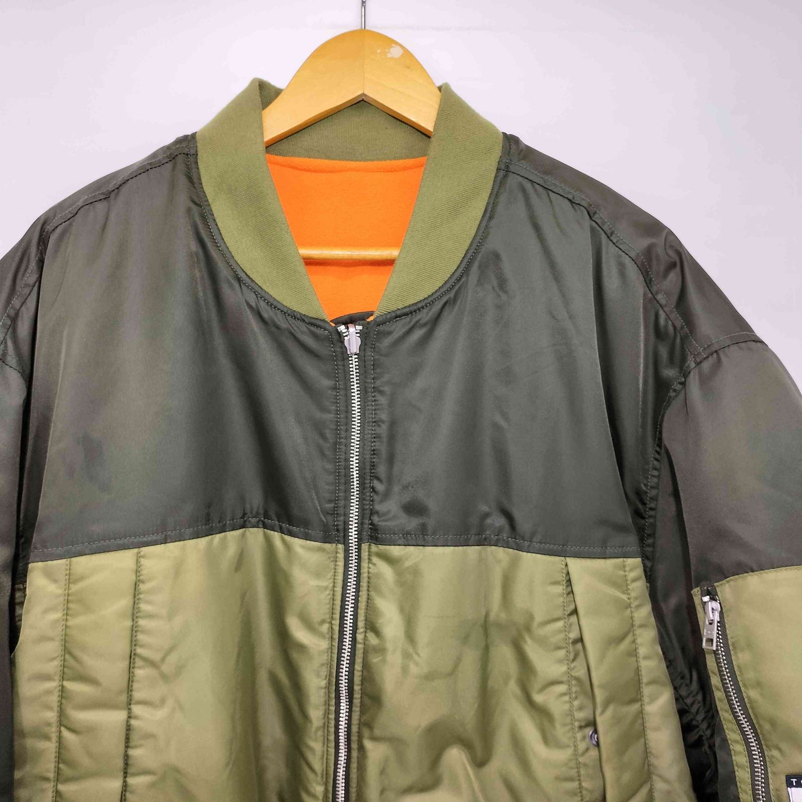 トミージーンズ tommy jeans リバーシブルボンバージャケット ナイロン 