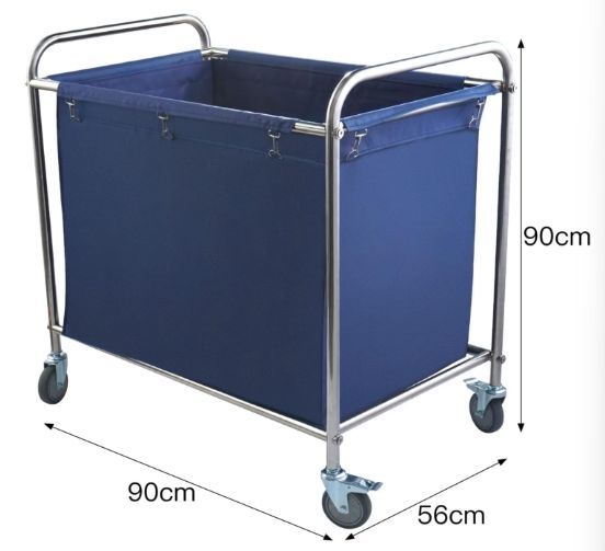 業務用ランドリーカート350L キャスター付 新古品 RAK-365