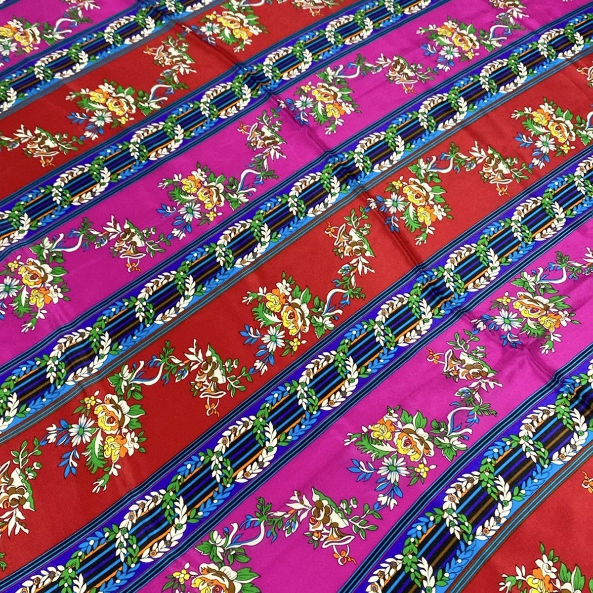 KENZO　ケンゾー　花柄マフラー　総柄　マルチカラー　ボンボン KENZO(ケンゾー) / マフラー/--/マルチカラー/総柄/レディース