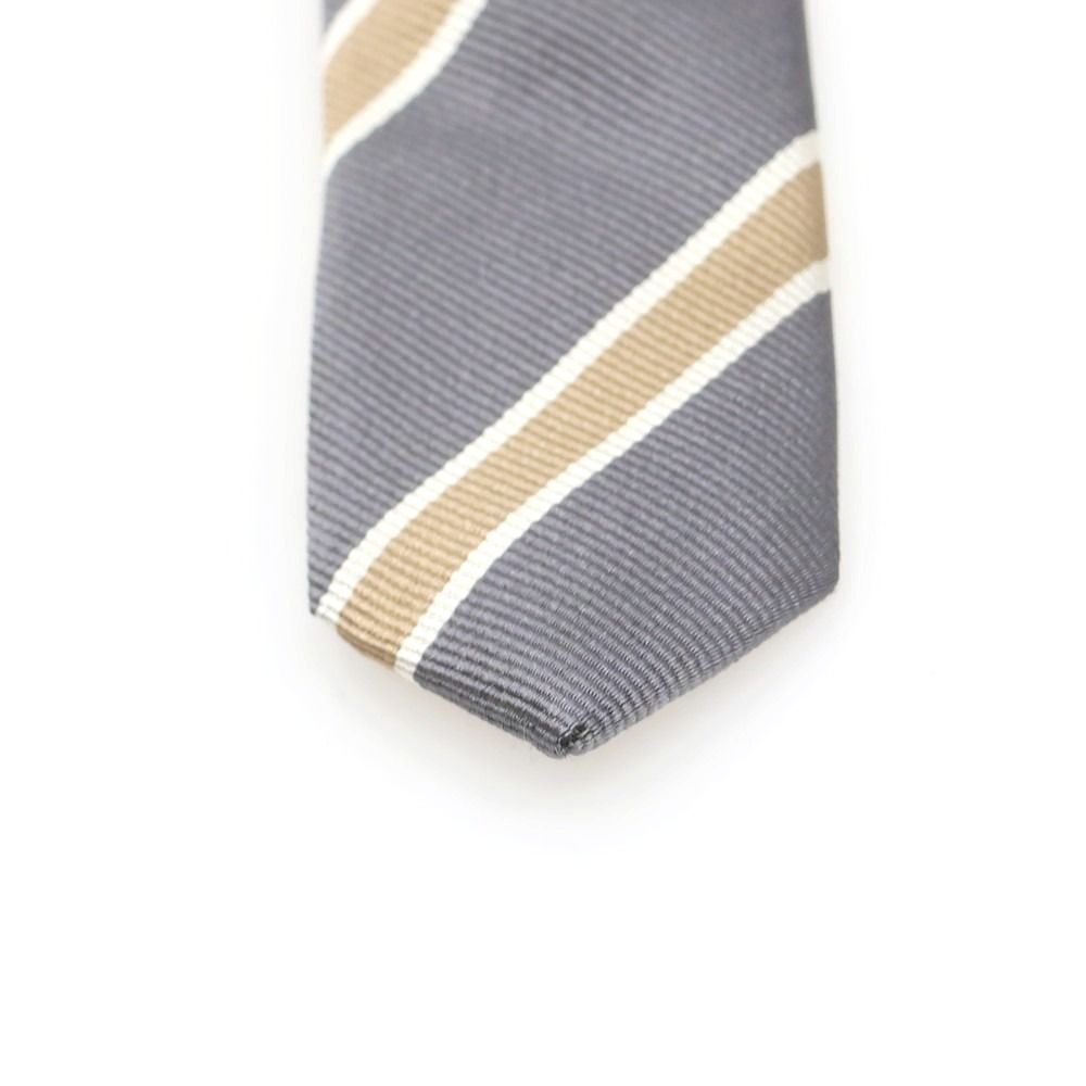 シルク ストライプ柄ネクタイ
