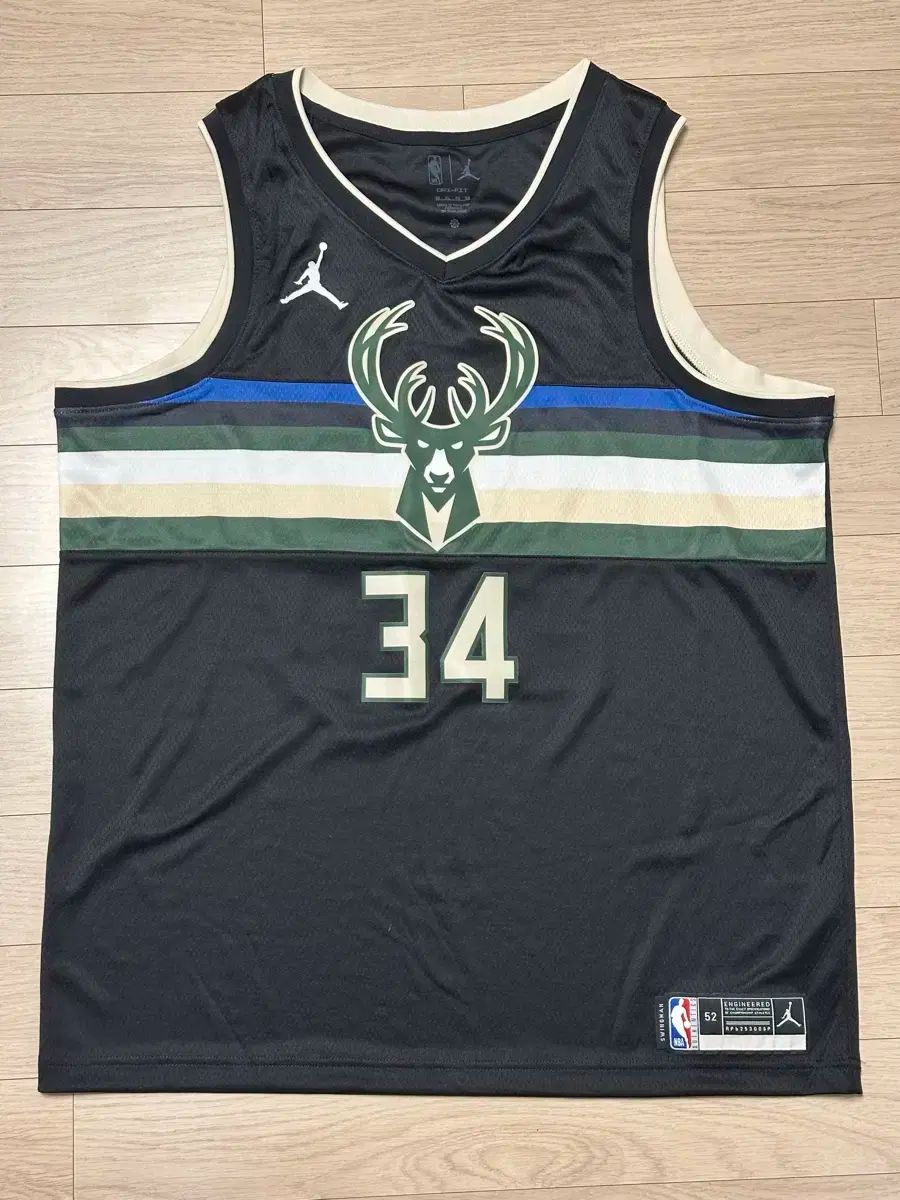 NIKE ナイキ Swingman スウィングマン ジャージ ミルウォーキー バックス アデトクンボ XL