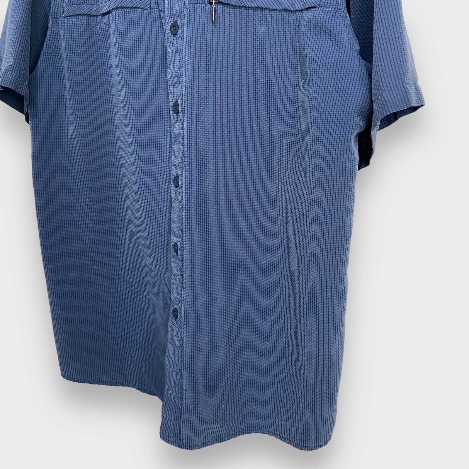 THE NORTH FACE ネイビー チェックシャツ Lサイズ ザノースフェイス