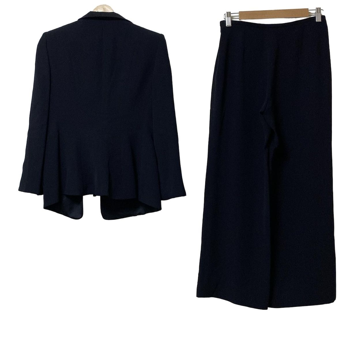 ARMANICOLLEZIONI アルマーニコレッツォーニ レディースパンツスーツ レディース - 黒 シルク