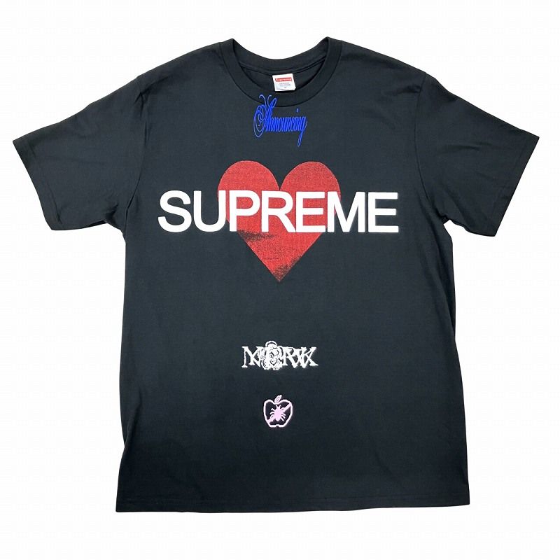 シュプリーム SUPREME 美品 25SS Announcing Tee アナウシング ハート 