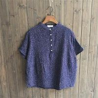 総柄 ガーゼ シャツ 夏 即購入OK レディース ガーゼシャツ 半袖