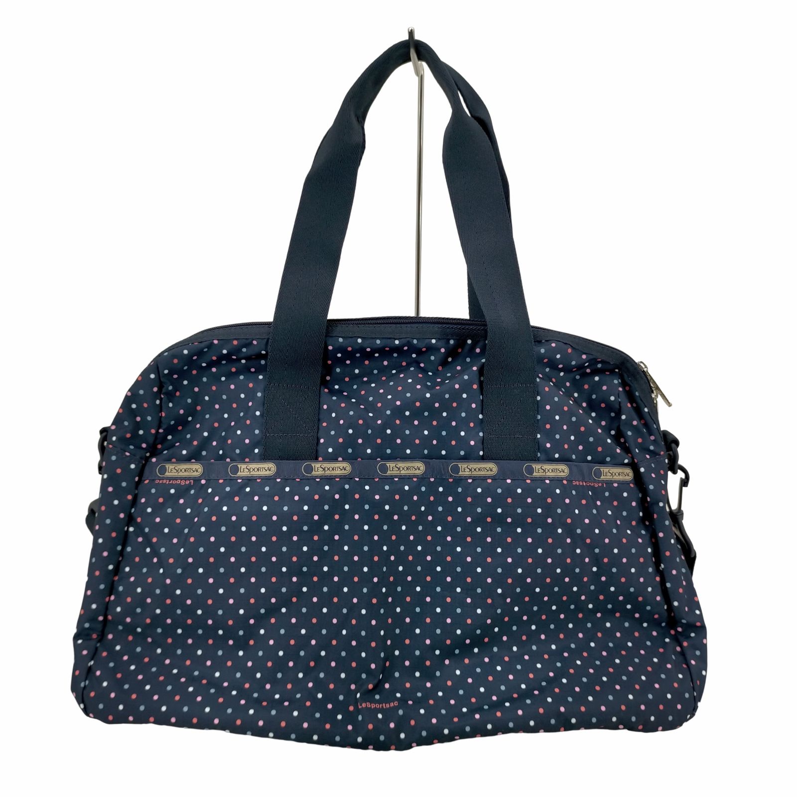 2022　レスポートサック　ボストンバッグ　ドット　ブラック　新品未使用 LESPORTSAC◇ボストンバッグ/ナイロン/BEG/ドット