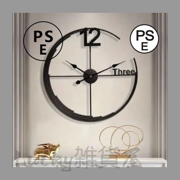 アイアンクロック　十字フレーム　壁掛け時計 アイアンクロック 十字 フレーム 壁掛け時計