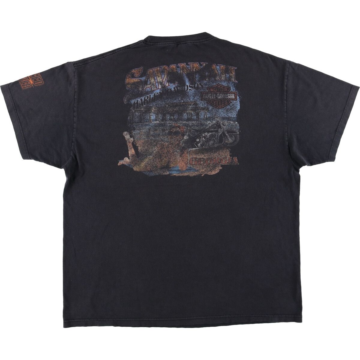 古着 ハーレーダビッドソン Harley-Davidson 鷲柄 イーグル柄 モーターサイクル バイクTシャツ レディースS相当 /eaa565068 Harley Davidson - 古着 ハーレーダビッドソン Harley-Davidson