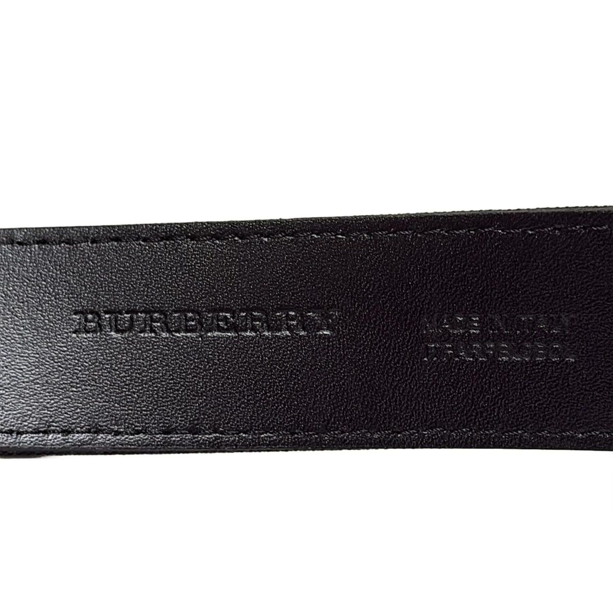 BURBERRY/Burberry(バーバリー) ベルト 100/40 - 黒×ダークグレー  