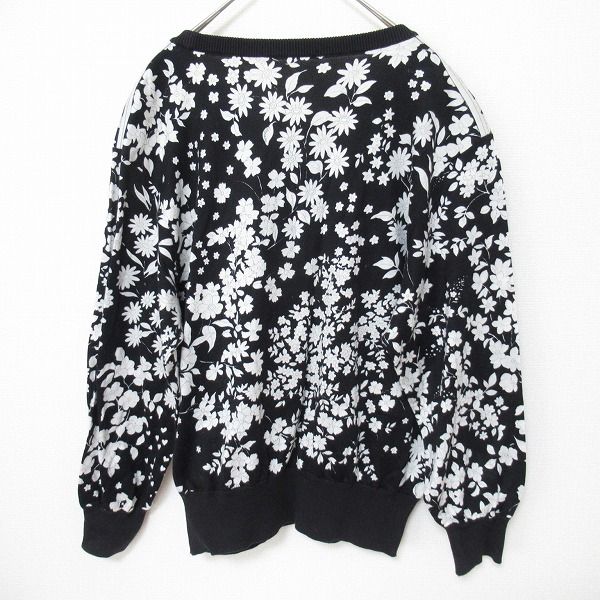  レオナール LEONARD カットソー プルオーバー 花柄 総柄 ニット セーター レディース a 958727 ss 長袖 ニット セーター