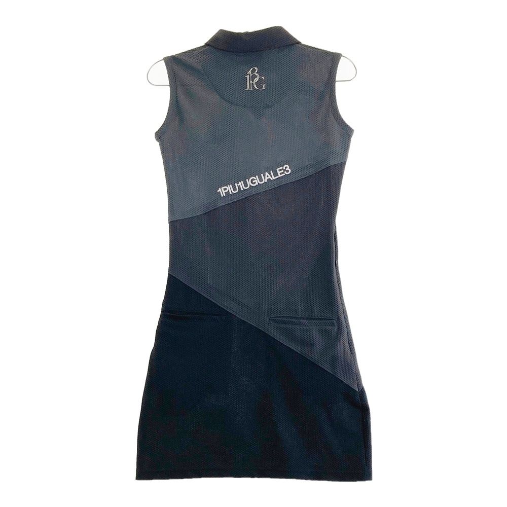 サイズ 1 1PIU1UGUALE3 GOLF GST190 襟付 ノースリーブワンピース グレー系 240101524021 ゴルフウェア レディース ストスト